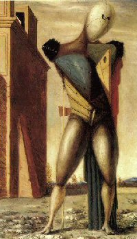 Troubadour by Giorgio de Chirico, 1916 